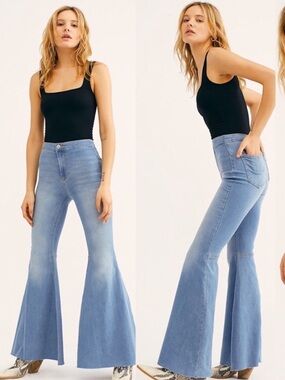 FREE PEOPLE Just Float on Flare Jeans Size 26